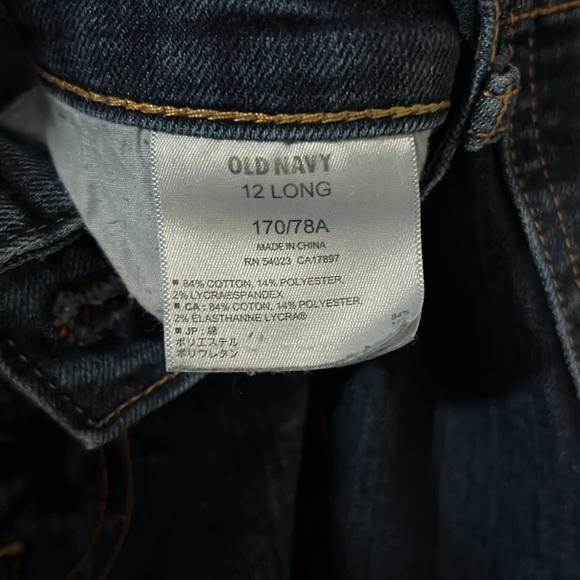Old Navy Women’s Jeans Blue Size 12 Long The Sweetheart Bootcut Medium Wash - Picture 4 of 5
